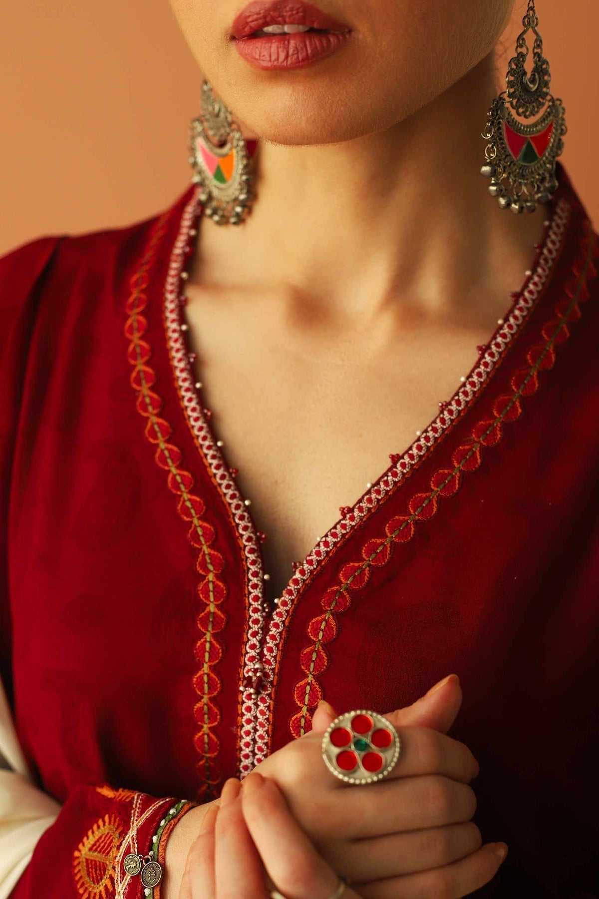 ZARA SHAHJAHAN 3PC EMBROIDERED DHANAK WITH EMBROIDERED DHANAK SHAWL (SYT-115)