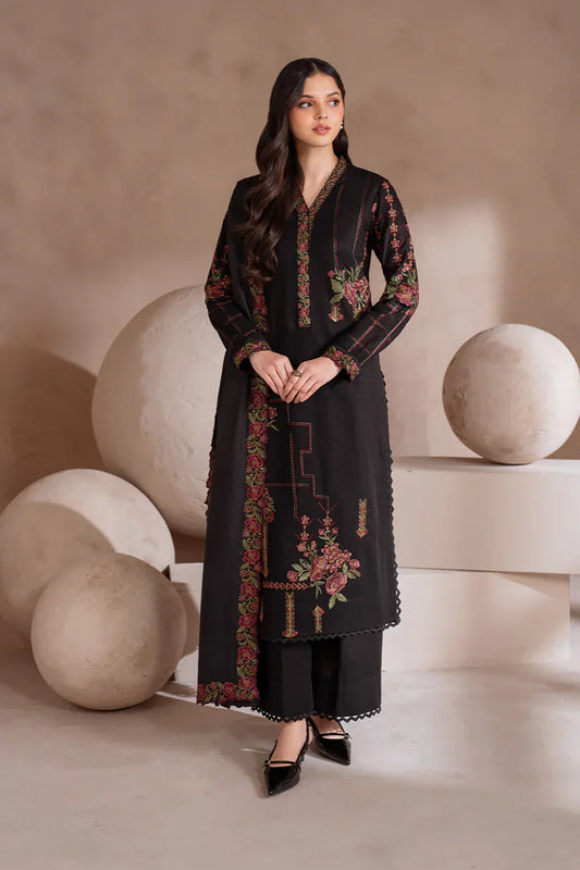 IZNIK-3PC LAWN EMBROIDERED SHIRT WITH CHIFFON EMBROIDERED DUPATTA & TROUSER-D-3604