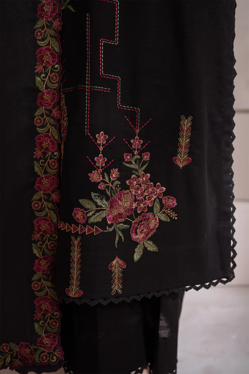 IZNIK-3PC LAWN EMBROIDERED SHIRT WITH CHIFFON EMBROIDERED DUPATTA & TROUSER-D-3604