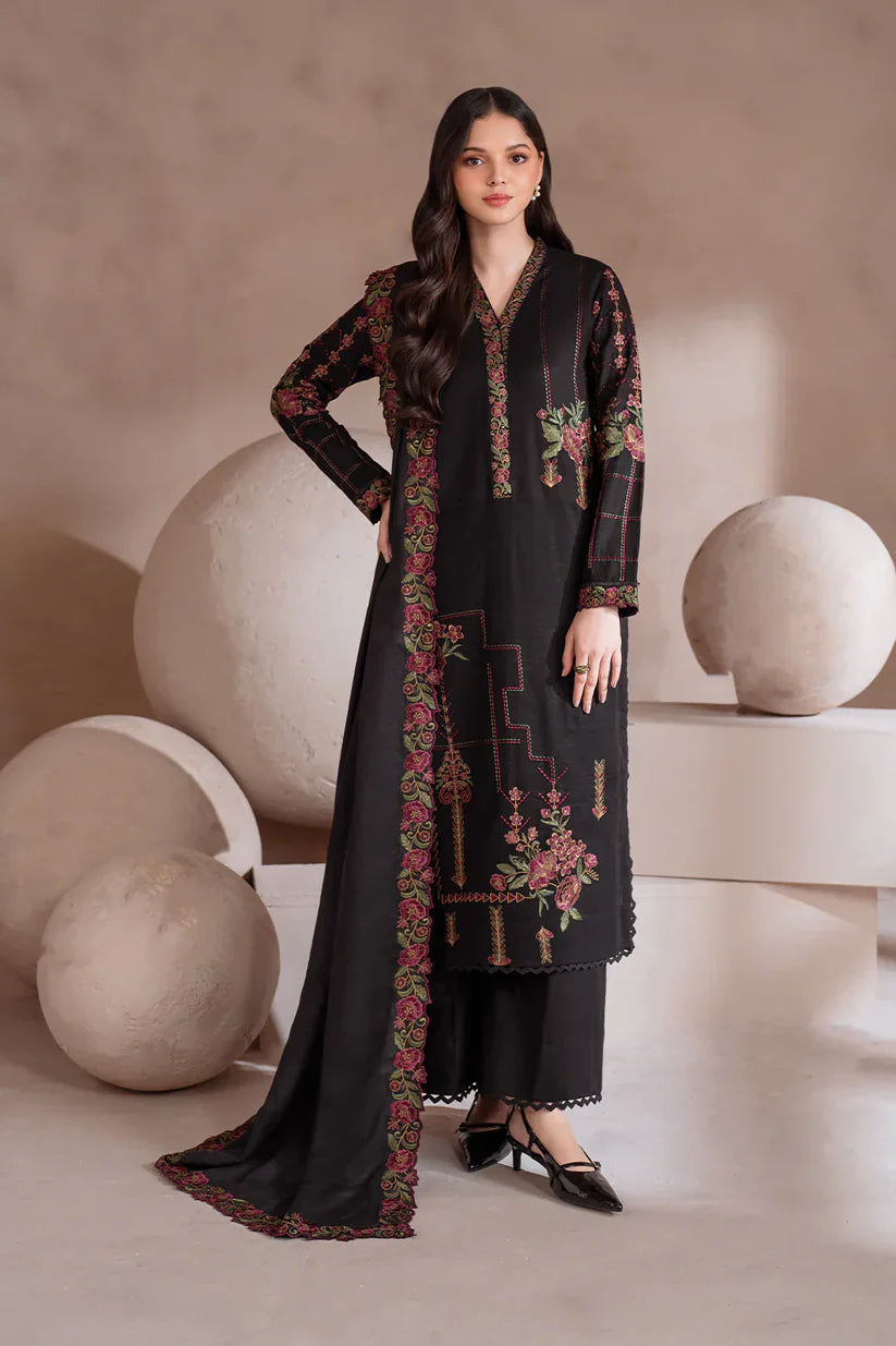 IZNIK-3PC LAWN EMBROIDERED SHIRT WITH CHIFFON EMBROIDERED DUPATTA & TROUSER-D-3604