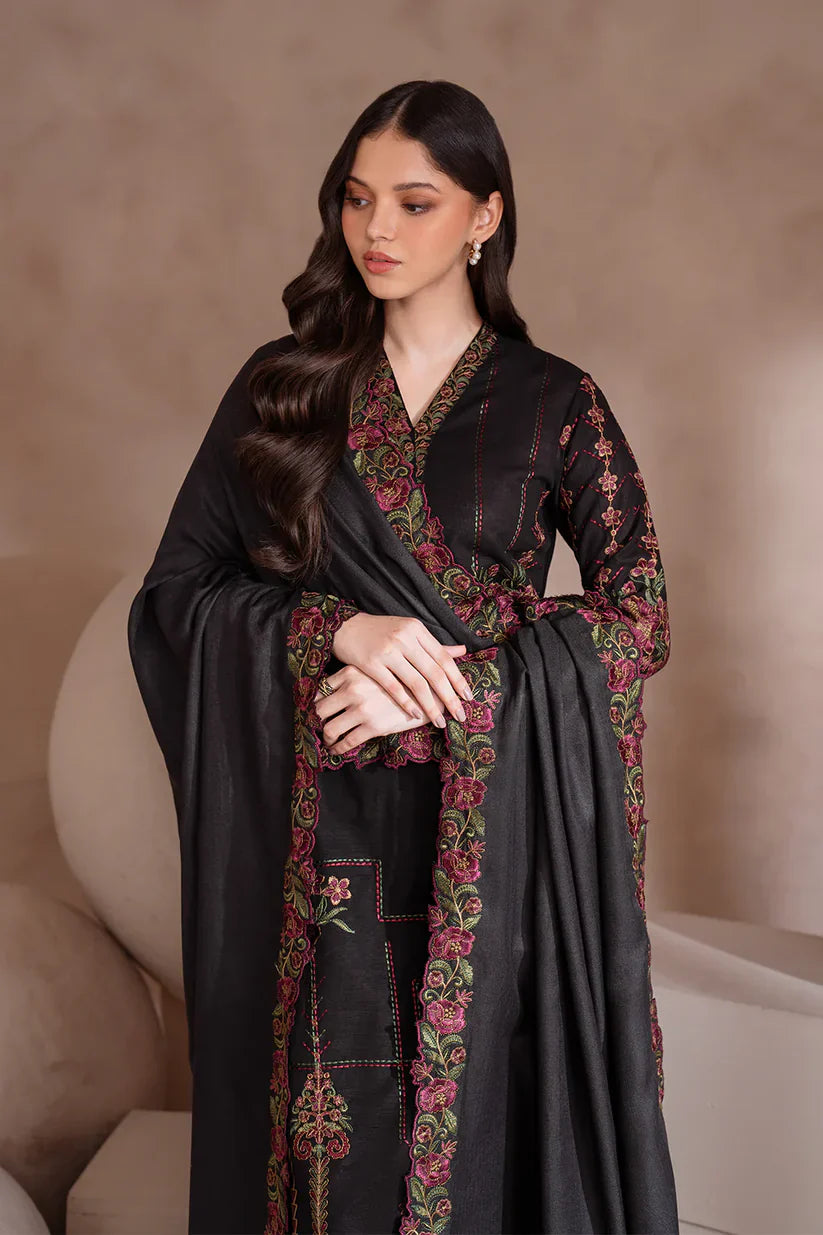 IZNIK-3PC LAWN EMBROIDERED SHIRT WITH CHIFFON EMBROIDERED DUPATTA & TROUSER-D-3604