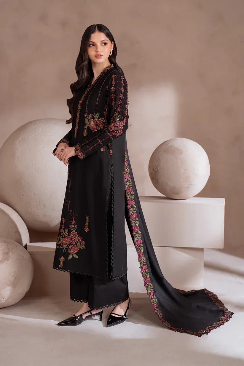 IZNIK-3PC LAWN EMBROIDERED SHIRT WITH CHIFFON EMBROIDERED DUPATTA & TROUSER-D-3604