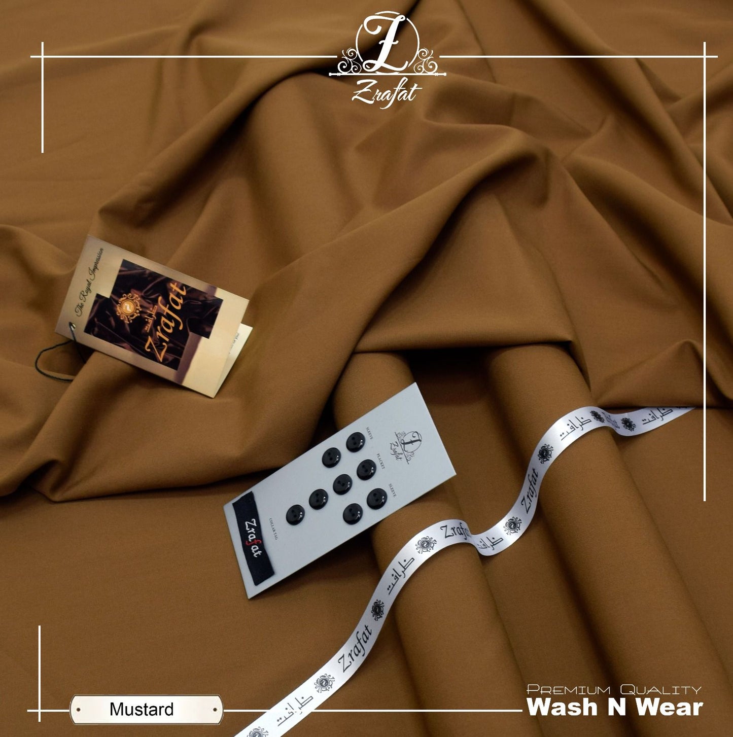 Zrafat – Premium Wash n Wear - MUSTARD