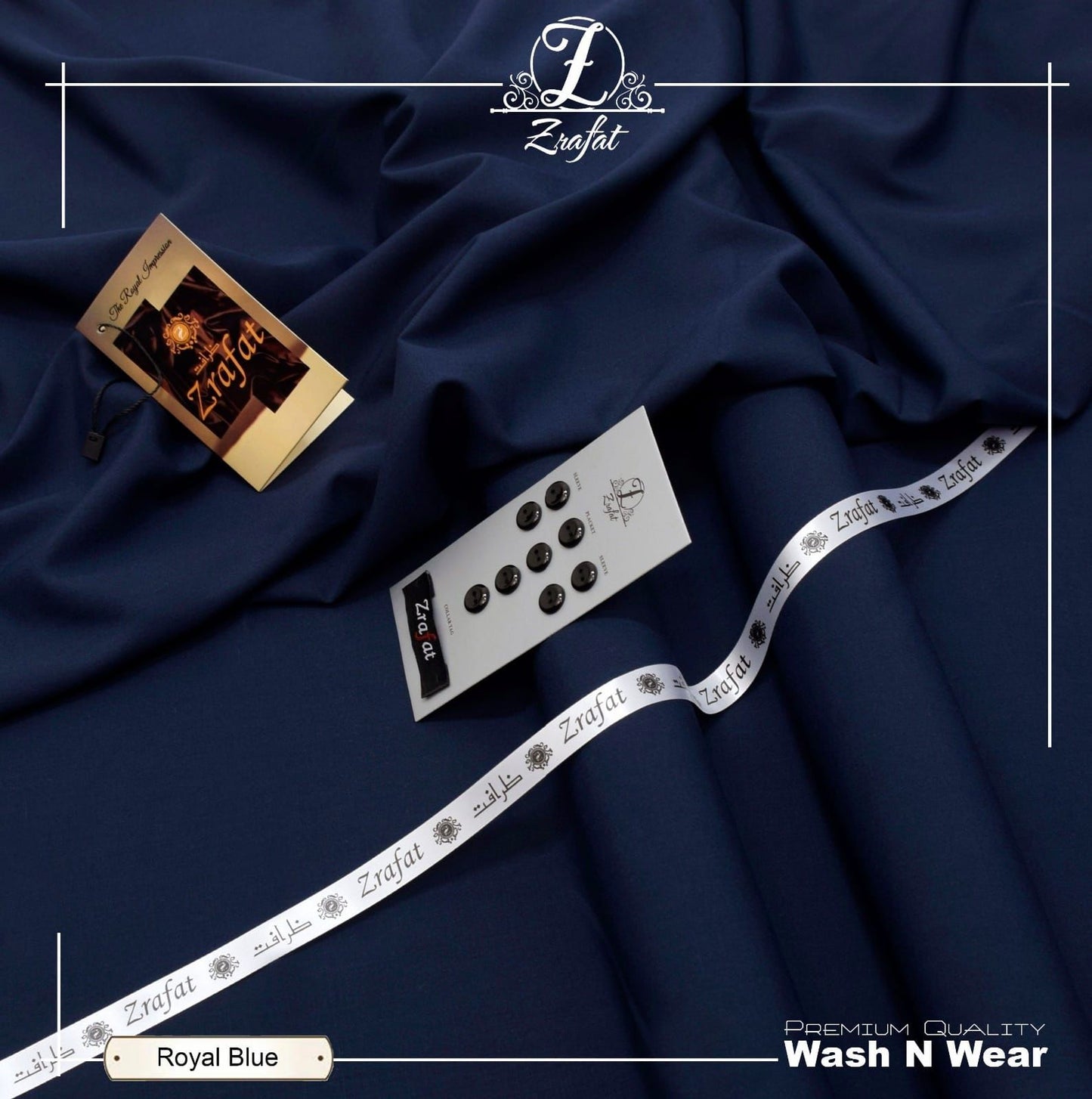 Zrafat – Premium Wash n Wear - ROYAL BLUE