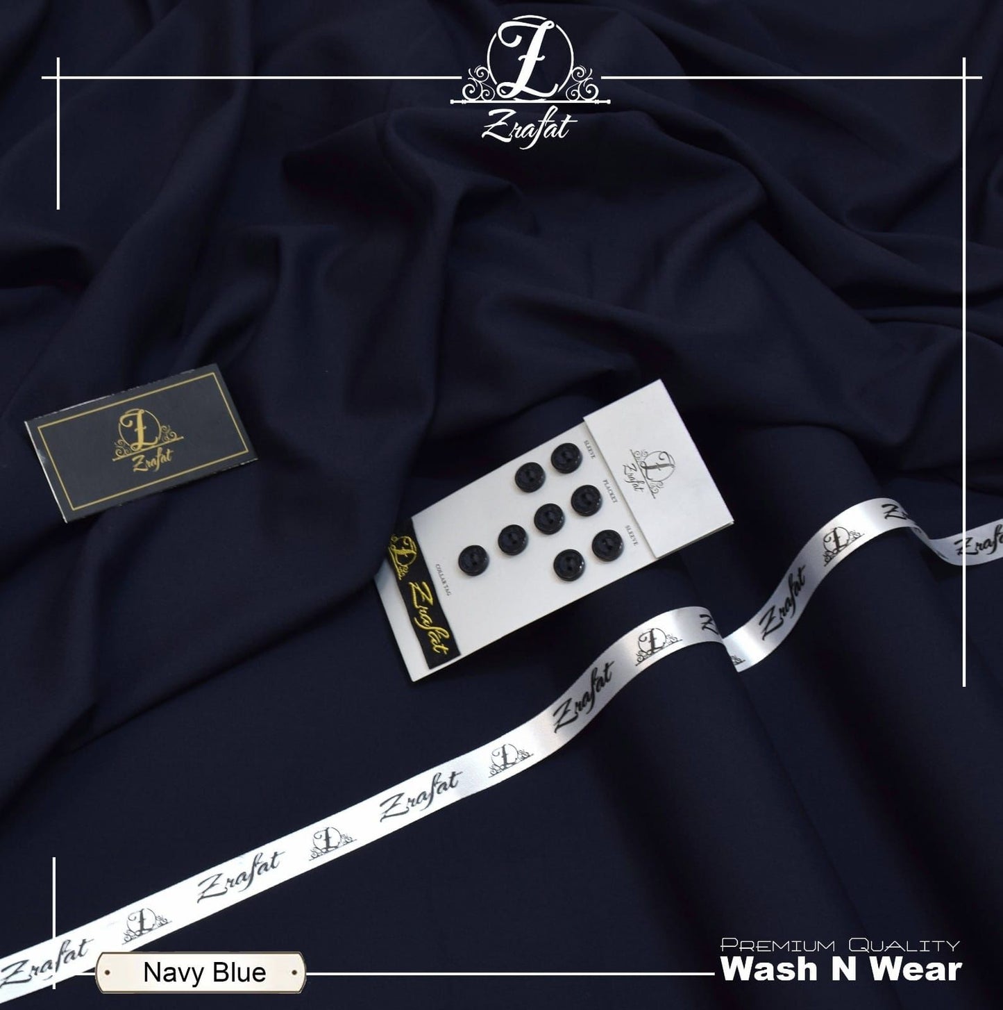 Zrafat – Premium Wash n Wear - NAVY BLUE